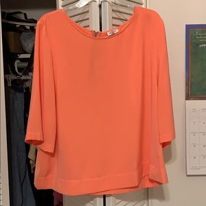 DKNY top with zipper detail on back